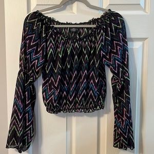 Rue 21 Sheer Crop Top NWT Size S